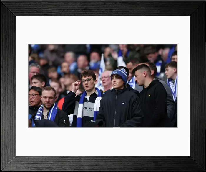 Framed Print : Sea of Albion: Brighton and Hove Fans at Wembley FA Cup Semi-Final vs Manchester United (23APR23) Framed Print : Sea of Albion: Brighton and Hove Fans at Wembley FA Cup Semi-Final vs Manchester United (23APR23)