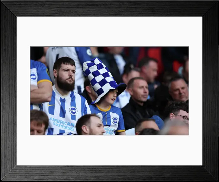 Framed Print : Sea of Albion: Brighton and Hove FA Cup Semi-Final vs Manchester United at Wembley (23APR23) Framed Print : Sea of Albion: Brighton and Hove FA Cup Semi-Final vs Manchester United at Wembley (23APR23)
