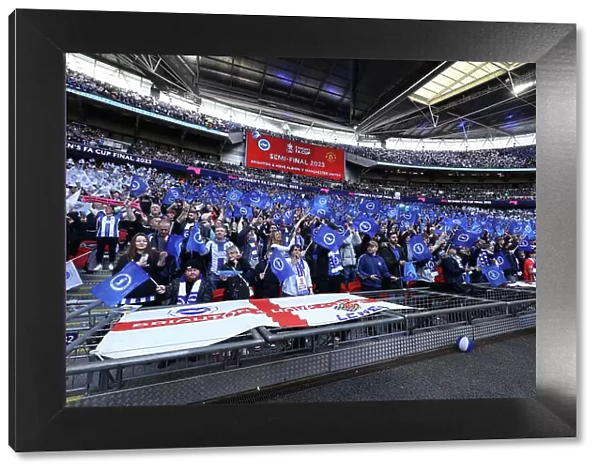 Sea of Albion Fans: FA Cup Semi-Final at Wembley Stadium (23APR23) vs Manchester United