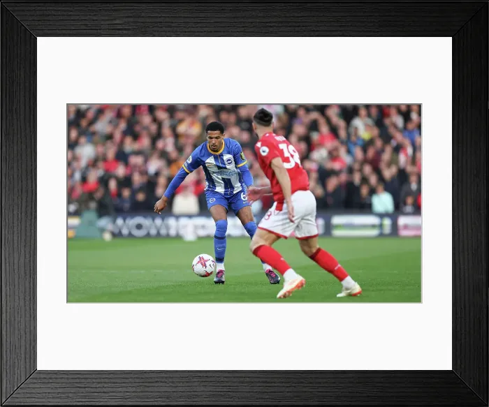Framed Print : Intense Premier League Battle: Nottingham Forest vs. Brighton and Hove Albion (26APR23) Framed Print : Intense Premier League Battle: Nottingham Forest vs. Brighton and Hove Albion (26APR23)