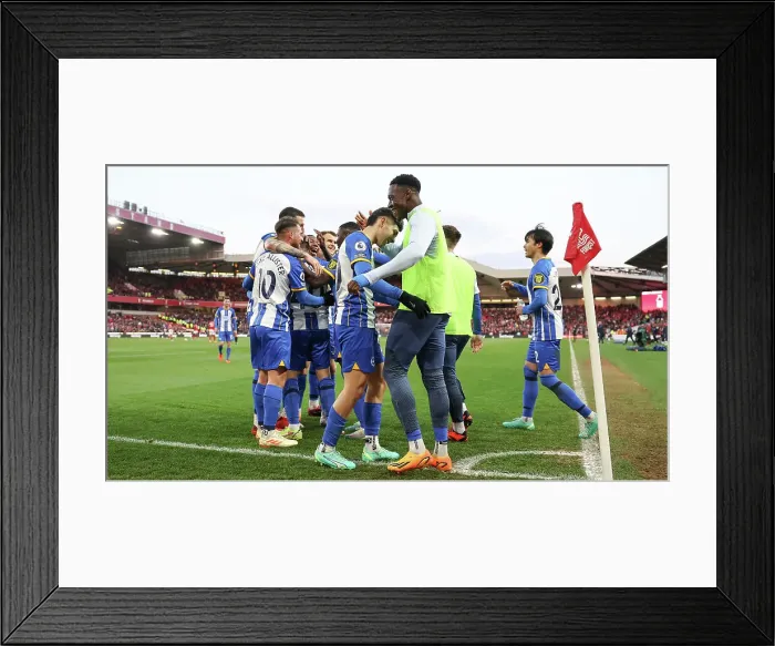 Framed Print : Intense Premier League Showdown: Nottingham Forest vs. Brighton and Hove Albion (26APR23) Framed Print : Intense Premier League Showdown: Nottingham Forest vs. Brighton and Hove Albion (26APR23)