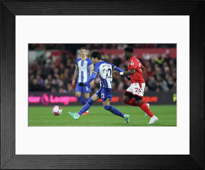 Framed Print : Premier League Showdown: Nottingham Forest vs. Brighton and Hove Albion (26APR23) Framed Print : Premier League Showdown: Nottingham Forest vs. Brighton and Hove Albion (26APR23)