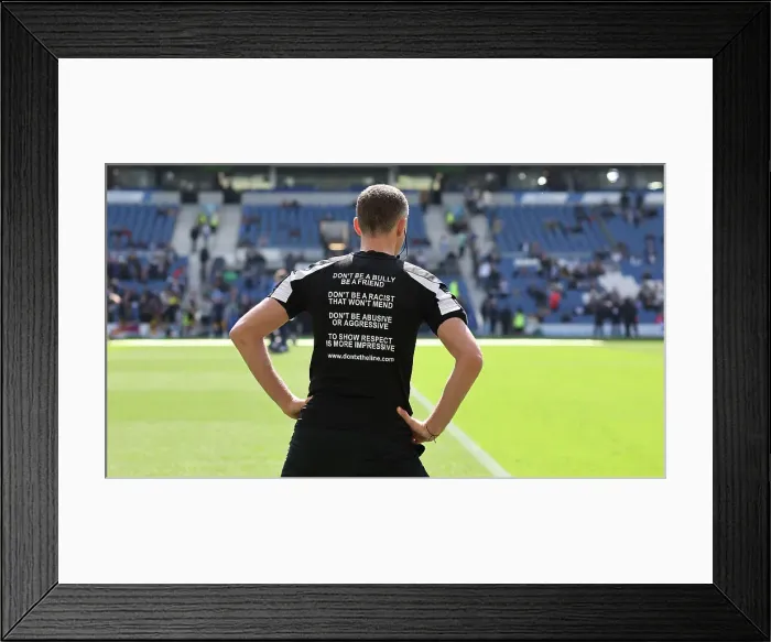 Framed Print : Premier League Clash: Brighton & Hove Albion vs. Wolverhampton Wanderers (29APR23) Framed Print : Premier League Clash: Brighton & Hove Albion vs. Wolverhampton Wanderers (29APR23)