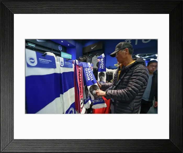 Framed Print : Intense Premier League Showdown: Brighton & Hove Albion vs. Wolverhampton Wanderers (29APR23) Framed Print : Intense Premier League Showdown: Brighton & Hove Albion vs. Wolverhampton Wanderers (29APR23)