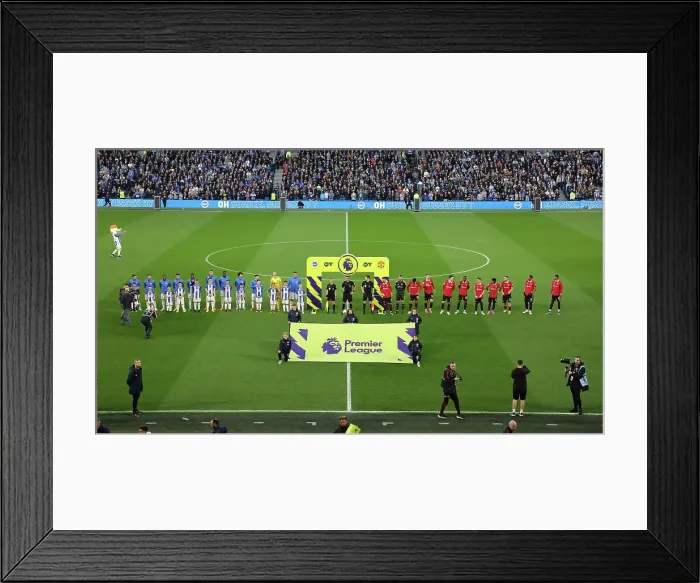 Framed Print : Intense Premier League Showdown: Brighton & Hove Albion vs. Manchester United (04MAY23) Framed Print : Intense Premier League Showdown: Brighton & Hove Albion vs. Manchester United (04MAY23)