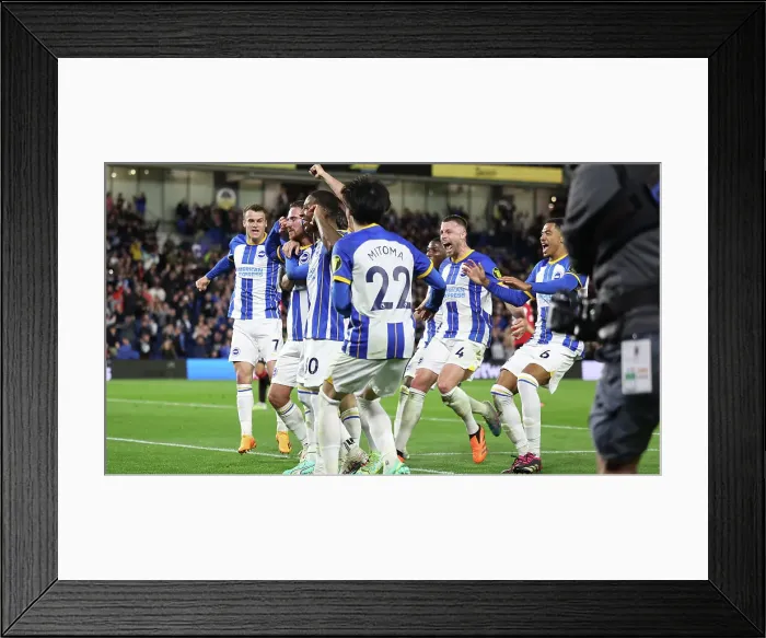Framed Print : Intense Premier League Showdown: Brighton & Hove Albion vs Manchester United (04MAY23) Framed Print : Intense Premier League Showdown: Brighton & Hove Albion vs Manchester United (04MAY23)