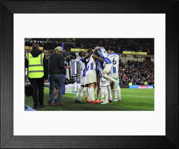 Framed Print : Intense Premier League Showdown: Brighton & Hove Albion vs Manchester United (04MAY23) Framed Print : Intense Premier League Showdown: Brighton & Hove Albion vs Manchester United (04MAY23)