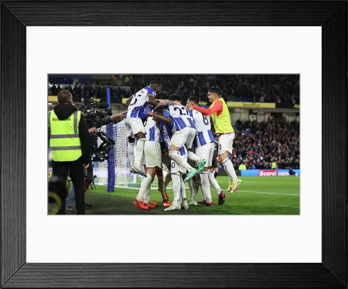 Framed Print : Intense Premier League Showdown: Brighton & Hove Albion vs Manchester United (04MAY23) Framed Print : Intense Premier League Showdown: Brighton & Hove Albion vs Manchester United (04MAY23)