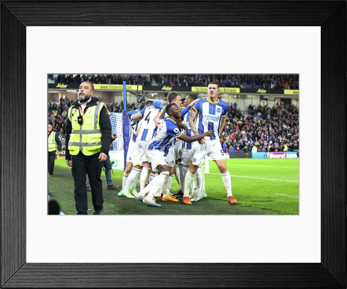Framed Print : Intense Premier League Showdown: Brighton & Hove Albion vs Manchester United (04MAY23) Framed Print : Intense Premier League Showdown: Brighton & Hove Albion vs Manchester United (04MAY23)