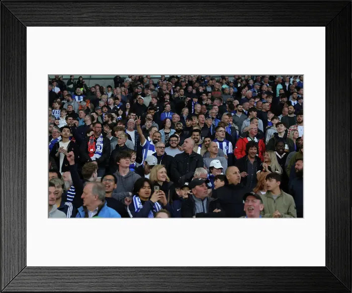 Framed Print : Intense Premier League Showdown: Brighton & Hove Albion vs Manchester United (04MAY23)