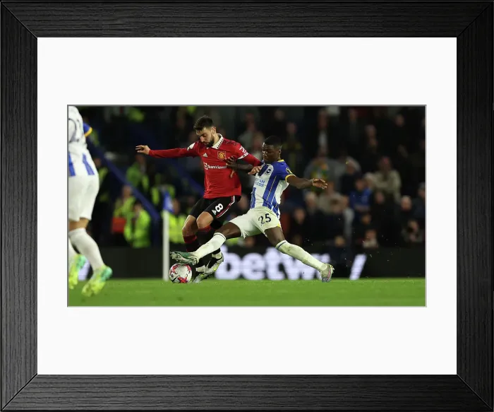 Framed Print : Intense Premier League Showdown: Brighton & Hove Albion vs Manchester United (04MAY23) Framed Print : Intense Premier League Showdown: Brighton & Hove Albion vs Manchester United (04MAY23)