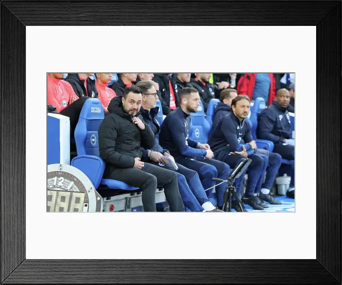 Framed Print : Intense Premier League Showdown: Brighton & Hove Albion vs Manchester United (04MAY23) Framed Print : Intense Premier League Showdown: Brighton & Hove Albion vs Manchester United (04MAY23)