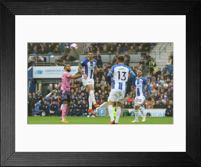 Framed Print : Intense Premier League Showdown: Brighton & Hove Albion vs. Everton (08MAY23) Framed Print : Intense Premier League Showdown: Brighton & Hove Albion vs. Everton (08MAY23)