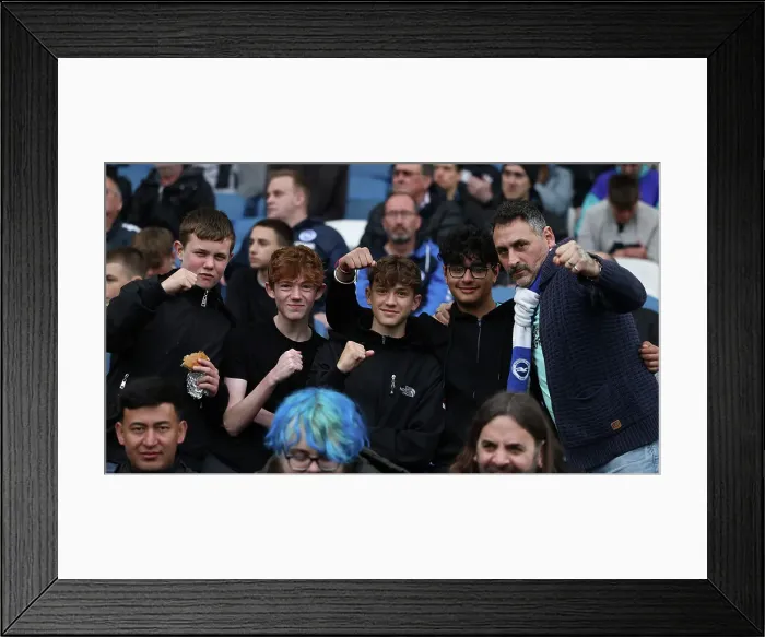 Framed Print : Intense Premier League Clash: Brighton & Hove Albion vs. Everton (08MAY23) Framed Print : Intense Premier League Clash: Brighton & Hove Albion vs. Everton (08MAY23)