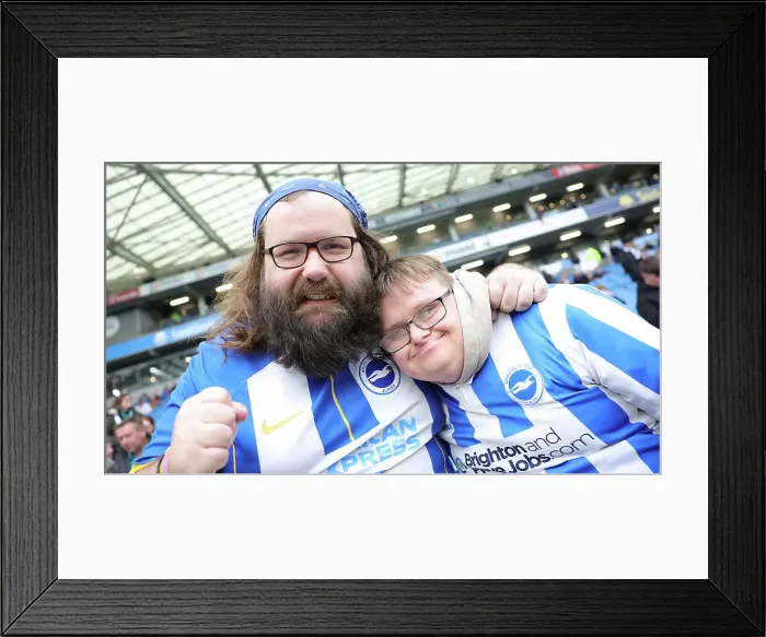 Framed Print : Intense Premier League Showdown: Brighton & Hove Albion vs. Everton (08MAY23) Framed Print : Intense Premier League Showdown: Brighton & Hove Albion vs. Everton (08MAY23)