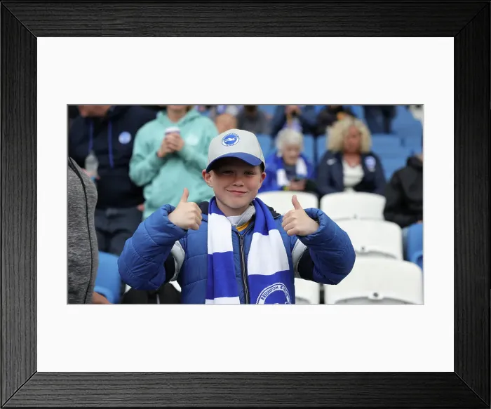 Framed Print : Intense Premier League Showdown: Brighton & Hove Albion vs. Everton (08MAY23) Framed Print : Intense Premier League Showdown: Brighton & Hove Albion vs. Everton (08MAY23)