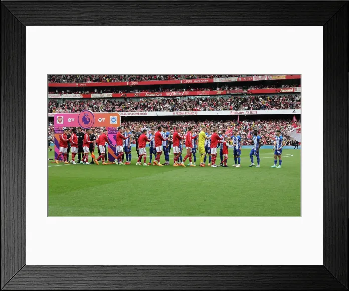 Framed Print : Intense Premier League Showdown: Arsenal vs. Brighton & Hove Albion (14MAY23) - Battle at the Emirates Framed Print : Intense Premier League Showdown: Arsenal vs. Brighton & Hove Albion (14MAY23) - Battle at the Emirates