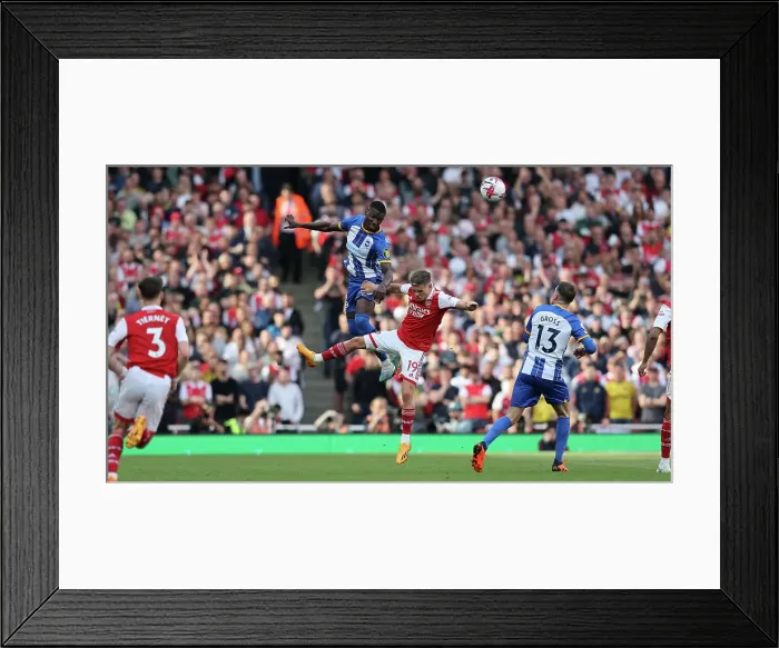 Framed Print : Intense Premier League Showdown: Arsenal vs. Brighton & Hove Albion (14MAY23) - Battle at the Emirates Framed Print : Intense Premier League Showdown: Arsenal vs. Brighton & Hove Albion (14MAY23) - Battle at the Emirates