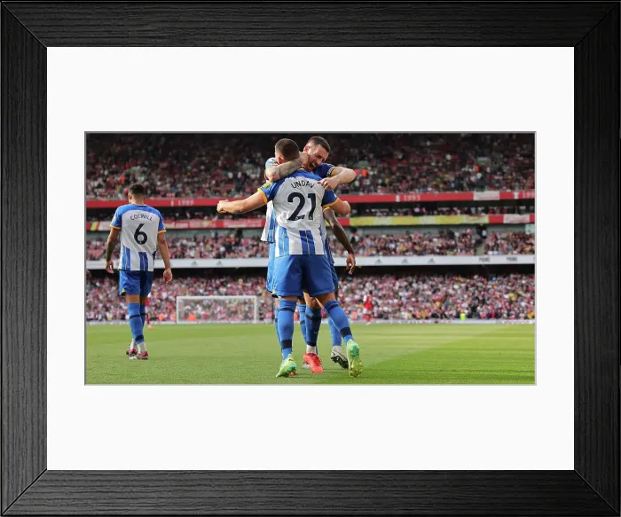 Framed Print : Intense Premier League Showdown: Arsenal vs. Brighton & Hove Albion (14MAY23) - Battle at the Emirates Framed Print : Intense Premier League Showdown: Arsenal vs. Brighton & Hove Albion (14MAY23) - Battle at the Emirates