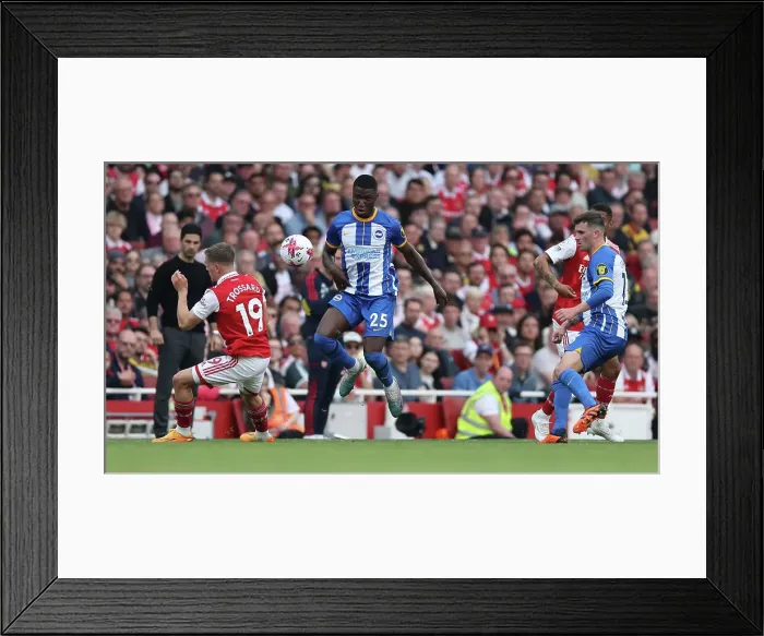 Framed Print : Premier League Showdown: Arsenal vs. Brighton & Hove Albion (14MAY23) Framed Print : Premier League Showdown: Arsenal vs. Brighton & Hove Albion (14MAY23)