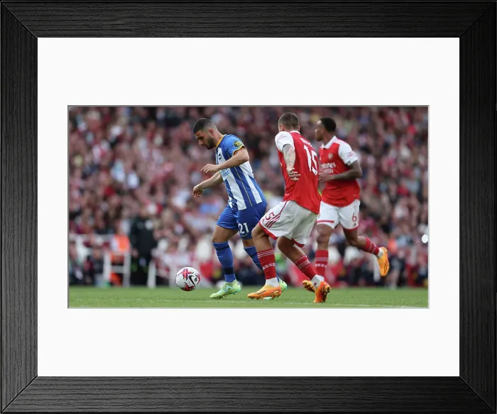 Framed Print : Intense Premier League Showdown: Arsenal vs. Brighton & Hove Albion (14May23) Framed Print : Intense Premier League Showdown: Arsenal vs. Brighton & Hove Albion (14May23)