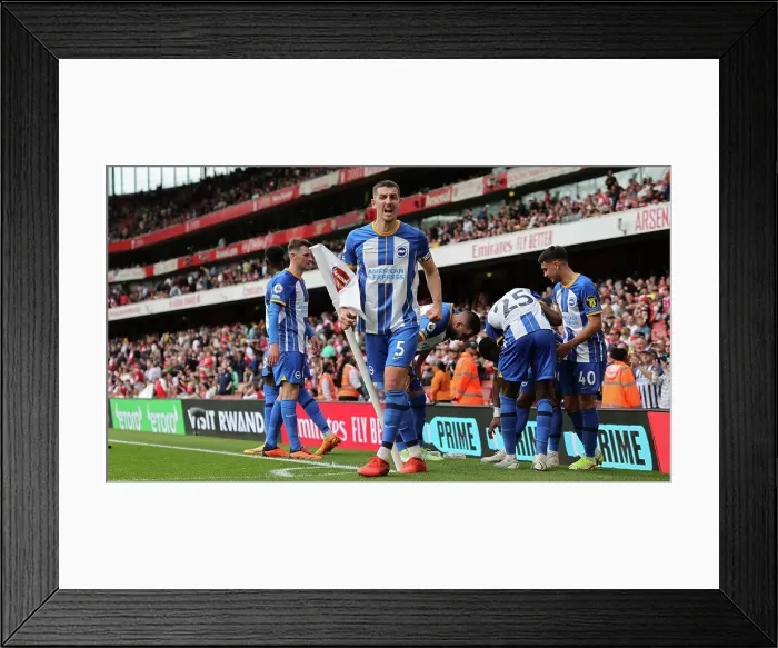 Framed Print : Dunk's Brave Defence: Brighton Stands Firm Against Arsenal in Premier League Showdown (14th May 2023) Framed Print : Dunk's Brave Defence: Brighton Stands Firm Against Arsenal in Premier League Showdown (14th May 2023)