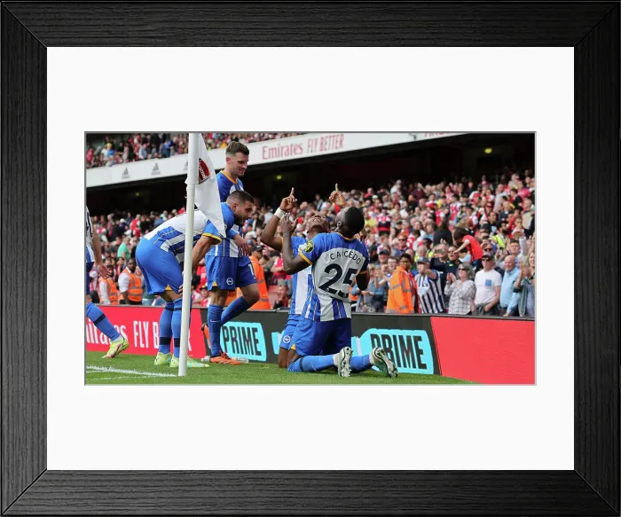 Framed Print : Intense Premier League Showdown: Arsenal vs. Brighton & Hove Albion (14MAY23) - Battle at the Emirates Framed Print : Intense Premier League Showdown: Arsenal vs. Brighton & Hove Albion (14MAY23) - Battle at the Emirates