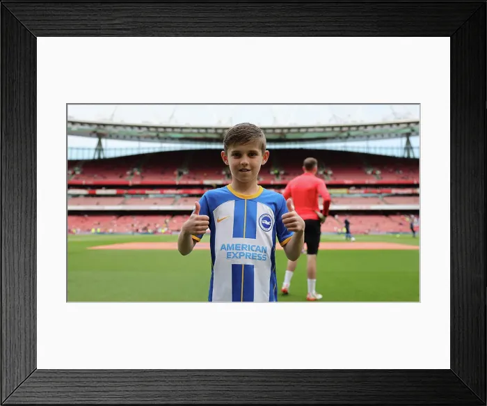Framed Print : Premier League Battle: Arsenal vs. Brighton & Hove Albion (14MAY23) Framed Print : Premier League Battle: Arsenal vs. Brighton & Hove Albion (14MAY23)