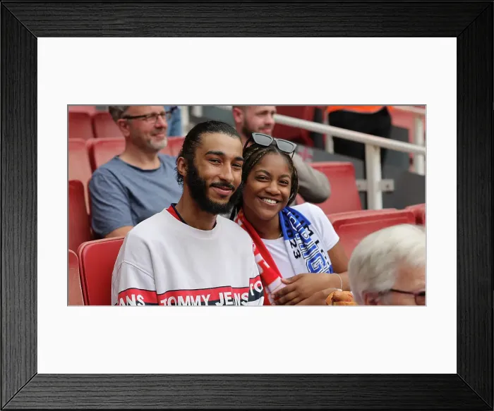 Framed Print : Intense Premier League Showdown: Arsenal vs. Brighton & Hove Albion (14MAY23) - Battle for Survival