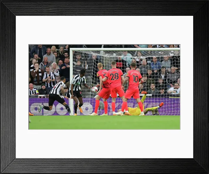 Framed Print : Premier League Showdown: Newcastle United vs. Brighton & Hove Albion (18MAY23) - Intense Action on the Field Framed Print : Premier League Showdown: Newcastle United vs. Brighton & Hove Albion (18MAY23) - Intense Action on the Field