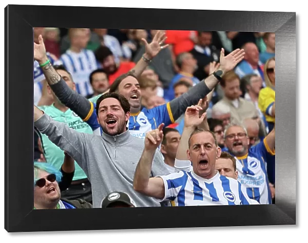 Intense Moment on the Pitch: Brighton & Hove Albion vs Southampton (21May23)