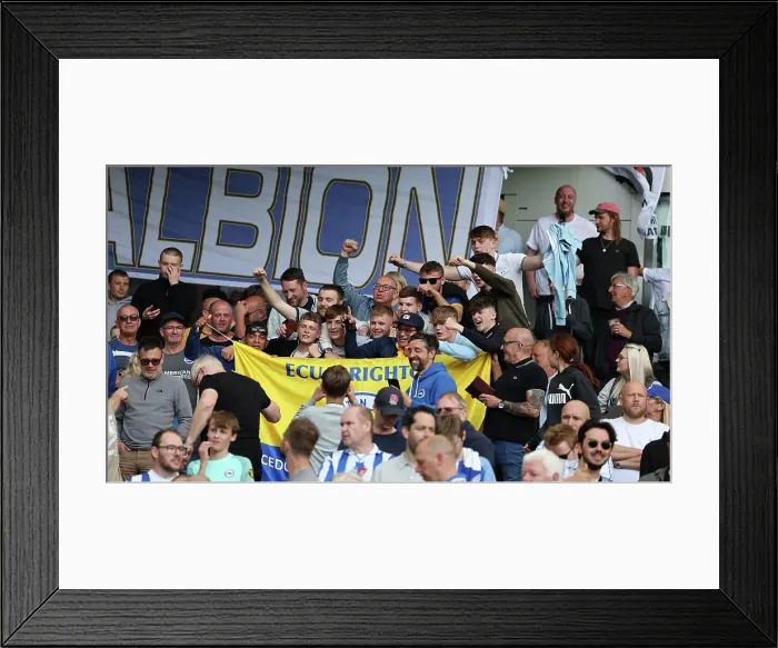Framed Print : Clash at the Amex: Brighton & Hove Albion vs Southampton (21 May 2023)
