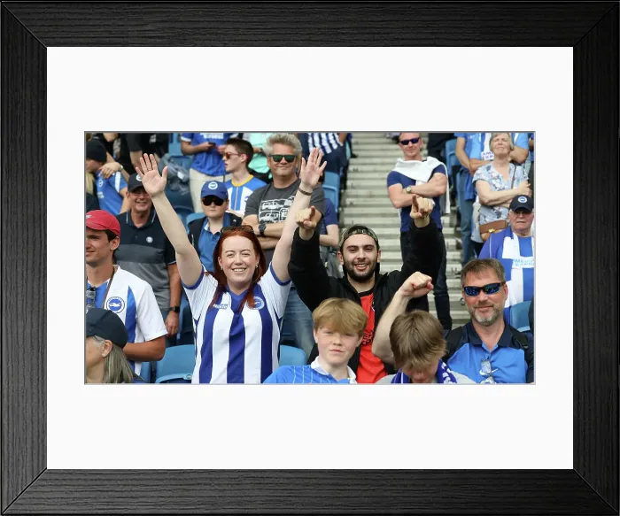 Framed Print : The Final Showdown: Brighton & Hove Albion vs. Southampton (21MAY23)