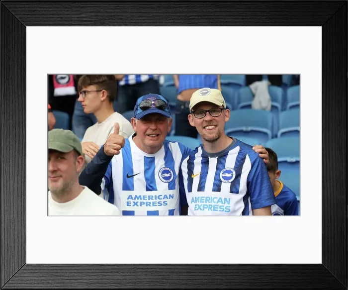Framed Print : The Final Showdown: Brighton & Hove Albion vs. Southampton (21MAY23)