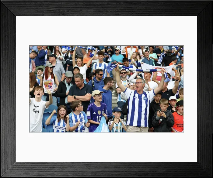 Framed Print : The Final Showdown: Brighton & Hove Albion vs. Southampton (21MAY23)