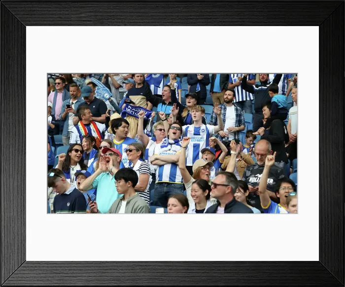Framed Print : Clash at the Amex: Brighton & Hove Albion vs Southampton (21May23)