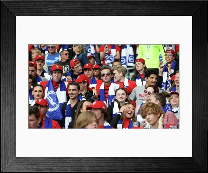 Framed Print : Clash at the Amex: Brighton & Hove Albion vs Southampton (21 May 2023)