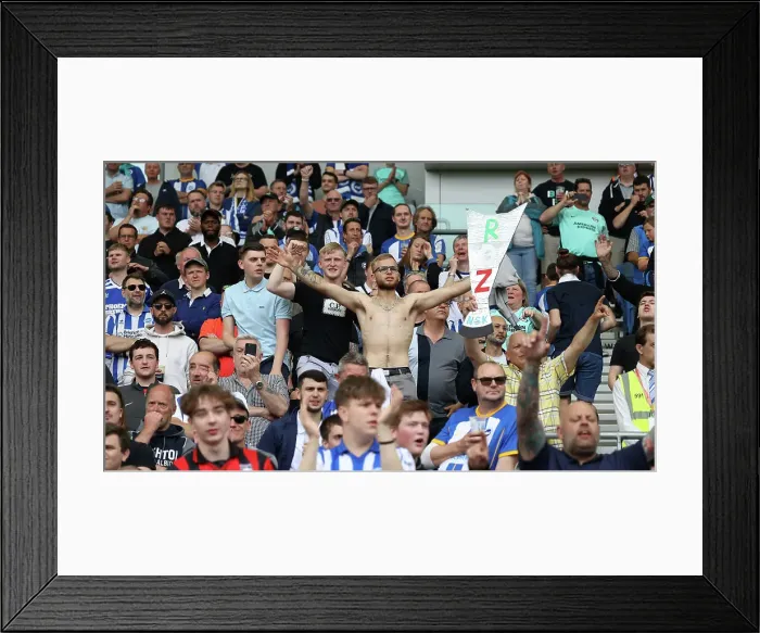 Framed Print : Intense Premier League Showdown: Brighton & Hove Albion vs. Southampton (21 May 2023) Framed Print : Intense Premier League Showdown: Brighton & Hove Albion vs. Southampton (21 May 2023)