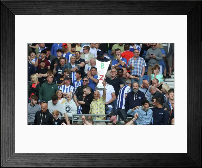 Framed Print : Intense Premier League Showdown: Brighton & Hove Albion vs. Southampton (21May23) Framed Print : Intense Premier League Showdown: Brighton & Hove Albion vs. Southampton (21May23)