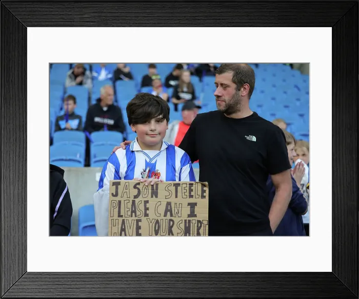 Framed Print : Match action during the Premier League match between Brighton and Hove Albion Framed Print : Match action during the Premier League match between Brighton and Hove Albion
