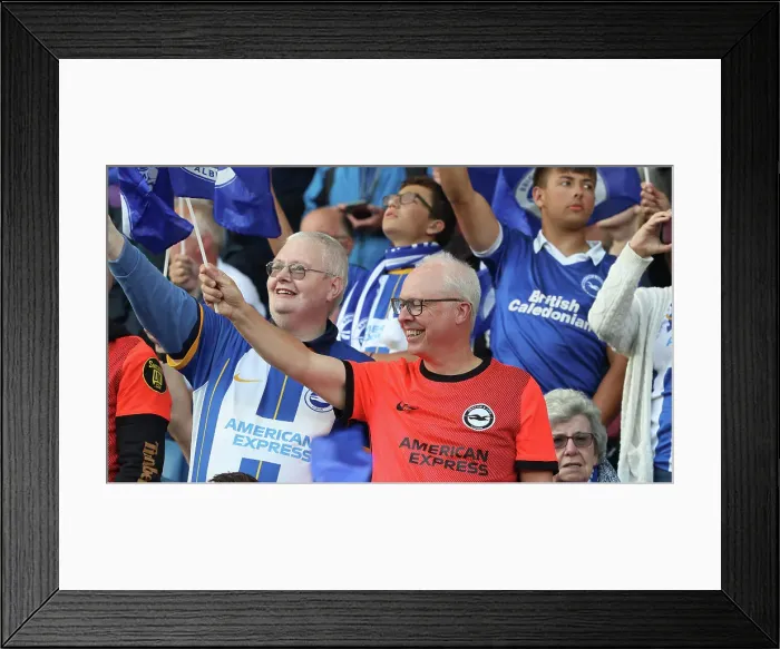 Framed Print : Intense Premier League Showdown: Brighton & Hove Albion vs. Manchester City (24May23) Framed Print : Intense Premier League Showdown: Brighton & Hove Albion vs. Manchester City (24May23)