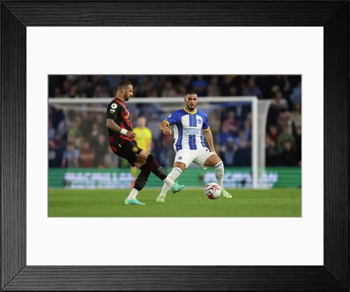 Framed Print : Manchester City's Thrilling Victory Over Brighton and Hove Albion in the 2022 / 23 Premier League