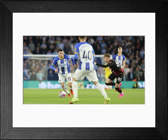 Framed Print : Manchester City's Triumph over Brighton & Hove Albion: 2022-23 Premier League Showdown (24th May)