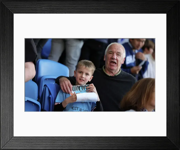 Framed Print : Showdown in Brighton: Manchester City vs. Brighton & Hove Albion (May 24, 2023) - Premier League Clash at American Express Community Stadium
