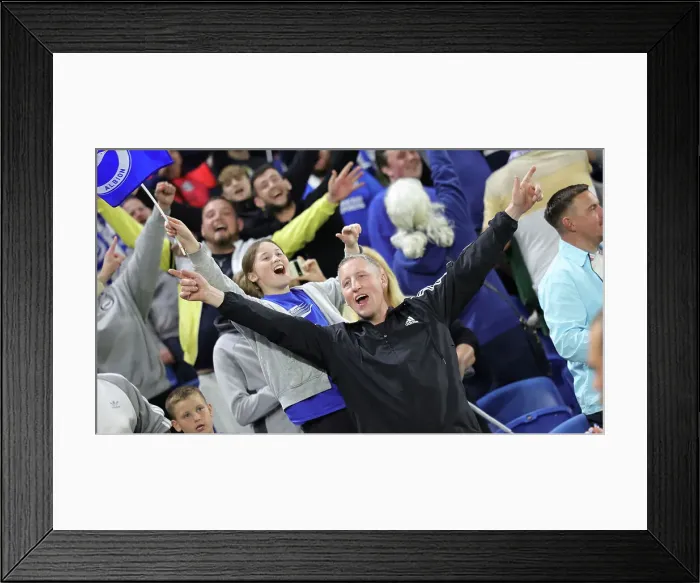 Framed Print : Intense Premier League Showdown: Brighton & Hove Albion vs. Manchester City (24MAY23)