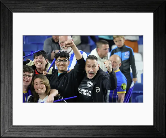 Framed Print : Intense Premier League Showdown: Brighton & Hove Albion vs. Manchester City (24May23) Framed Print : Intense Premier League Showdown: Brighton & Hove Albion vs. Manchester City (24May23)