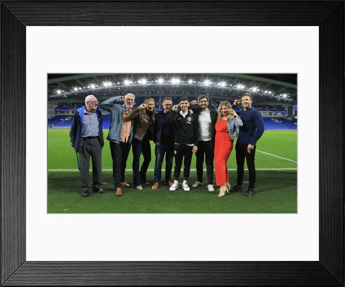 Framed Print : Intense Premier League Showdown: Brighton & Hove Albion vs. Manchester City (24MAY23)