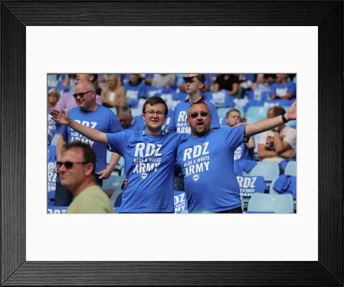 Framed Print : Intense Premier League Showdown: Aston Villa vs. Brighton & Hove Albion (28May23)