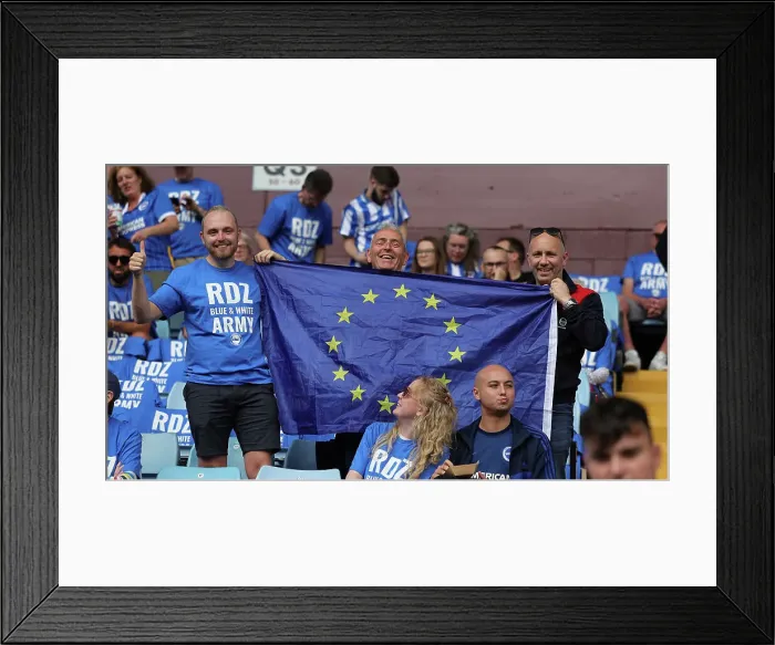 Framed Print : Intense Premier League Showdown: Aston Villa vs. Brighton & Hove Albion (28May23)