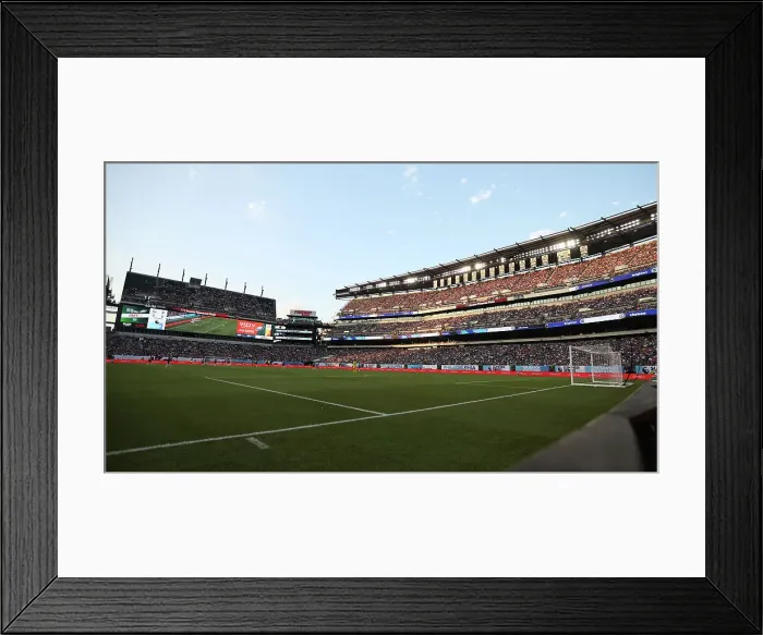 Framed Print : Chelsea vs. Brighton and Hove Albion: Pre-Season Clash at Lincoln Financial Field (USA Tour 2023)